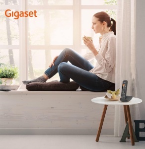 Telefon wireless Gigaset C575A Duo cu robot telefonic display color mare functie blocare apeluri negru - Img 7