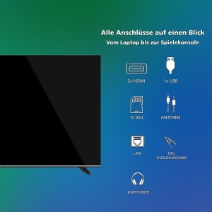 Televizor LED JVC LT-43VDF5455 43 inch Full HD HDR Triple-Tuner Negru - Img 4