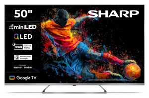 Televizor Smart SHARP 50JP7765E QLED 50 inch 4K UHD Mini-LED