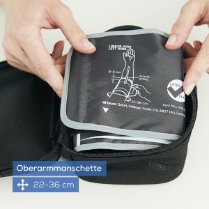 Tensiometru Beurer BM 35 pentru brat detectare aritmie memorie 2x60 valori - Img 8