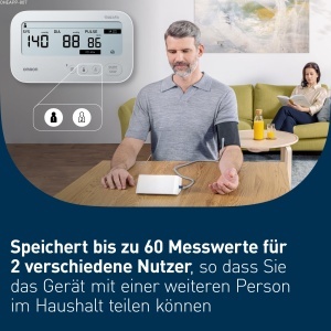 Tensiometru digital OMRON X4 Connect AFib Bluetooth cu detectare fibrilatie atriala - Img 5