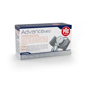 Tensiometru manual Pic Solution AdvanceMED manometru 65 mm ergonomic gri-argintiu - Img 4