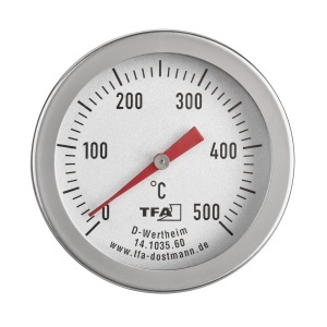 Termometru de cuptor TFA Dostmann 14.1035.60, din otel inoxidabil, cu senzor de 30 cm - Img 2