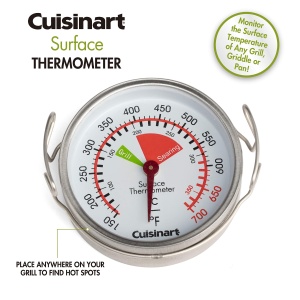 Termometru de suprafata Cuisinart CSG-100, mobil, cu ecran clar - Img 3