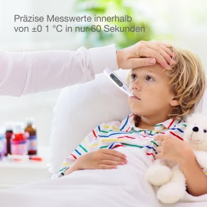 Termometru digital Citizen CTA303, antibacterian, rezistent la apa, cu alarma febra - Img 2