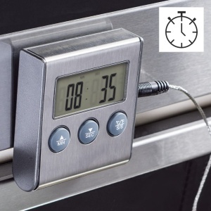 Termometru digital de bucatarie Xavax 2in1, cu sonda detasabila, timer si alarma, -10C pana la 250C - Img 4