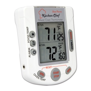 Termometru digital pentru carne si cuptor TFA Dostmann 14.1503, alb, cu timer si alarma - Img 2