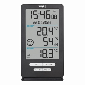 Termometru digital TFA Dostmann XENA HOME, interiorexterior, 100m, cu umiditate - Img 2