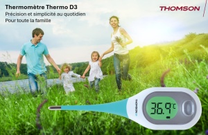 Termometru Digital THOMSON D3 pentru Fiecare Membru al Familiei, Masurare Rapida in 10 Secunde - Img 5