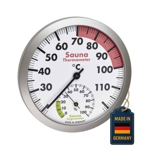 Termometru-Higrometru Analogic TFA Dostmann pentru Sauna, Hitzebestandig, Polycarbonat