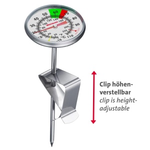 Termometru pentru lapte Westmark cu clip, inox, usor de utilizat - Img 5