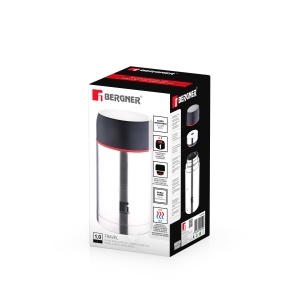 Termos BERGNER Travel 1 Litru, Inox, Finish Mat si Crom, Anti-Varsare - Img 5