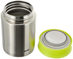 Termos solid IBILI Mini 450 ml inox argintiuverde - Img 3