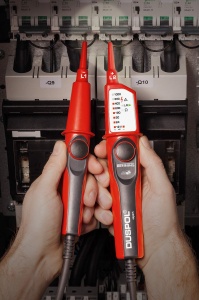 Tester de tensiune Benning DUSPOL Expert 50262 12-1000V ACDC RosuNegru - Img 3