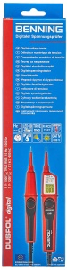 Tester digital de tensiune BENNING DUSPOL (tip test cu 2 poli, interval de masurare a tensiunii 1 V - 1000 V AC/ 1200 V DC, test de continuitate) 50263 - Img 2
