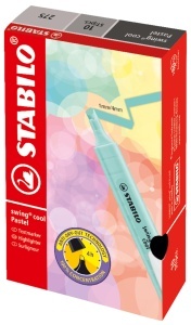 Textmarker Pastel STABILO swing cool cu clip, 14 culori, tehnologie anti-uscare - Img 9