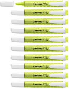 Textmarker STABILO swing cool, 14 culori, 2 grosimi, tehnologie Anti-Dry-Out