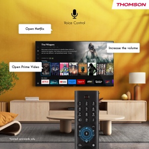 Thomson 40" (100 cm) FHD Smart TV, Wi-Fi, Control vocal, HDR10, Dolby Audio, Tuner triplu (cablu/satelit/antena), HDMI, USB, Netflix, YouTube, Prime Video, Disney+ - 40FT2S35 - Img 10