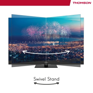 Thomson 55 Zoll (139cm) QLED Plus Google Smart TV, Wi-Fi, Dolby Audio, Bluetooth 5.1, Triple-Tuner (Kabel/Satellit/Antenne), HDMI, CI+, Panou A+ - 55QG6C14 - Img 8