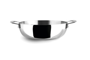 Tigaie adanca IBILI Honda 32 cm, inox, inductie, fara antiaderent