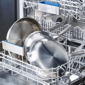 Tigaie antiaderenta KitchenAid Multi-Ply din otel inoxidabil, 24 cm, argintie - Img 6