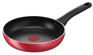 Tigaie antiaderenta Lagostina Mediterrane, 24 cm, aluminiu, culoare rosie - Img 1