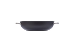 Tigaie antiaderenta profesionala RISOLI O32, grosime mare, aluminiu turnat, manere din otel inoxidabil 18/10, fabricata in Italia - Img 3