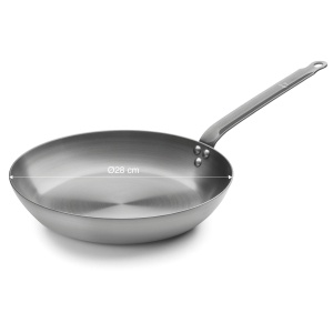 Tigaie din fonta LACOR, 28 cm, gri, durabila si usor de curatat - Img 2