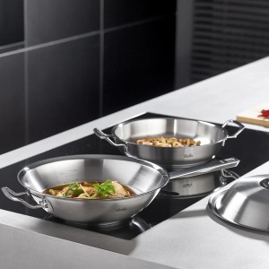 Tigaie din inox Fissler Pure Collection, 24 cm, 10 ani garantie, inductie - Img 2