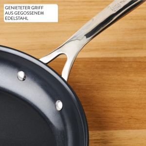 Tigaie din inox Jamie Oliver TEFAL 24 cm, antiaderenta, cu maner ergonomic - Img 5