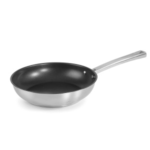 Tigaie din inox Lacor 20 cm, antiaderenta, pentru toate tipurile de plite