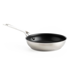 Tigaie din otel inoxidabil KitchenAid 20cm, antiaderenta, PFAS-free, argintie