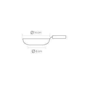 Tigaie Ibili 405014, 14 cm, Aluminiu, Antiaderenta, PFOA-free - Img 3