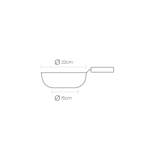 Tigaie IBILI I-Chef 22 cm Aluminiu Antiaderenta Compatibila Inductie - Img 6