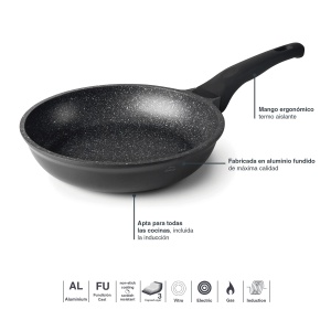Tigaie Lacor Eco Piedra 18 cm Antiaderenta Aluminiu Inductie - Img 4