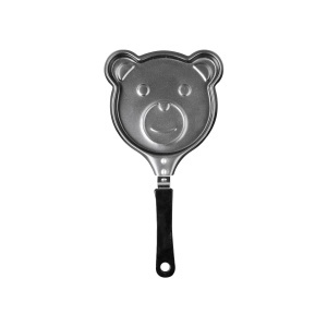 Tigaie Mini Ibili Moka, Aluminiu, Culoare Neagra, Design Ursulet
