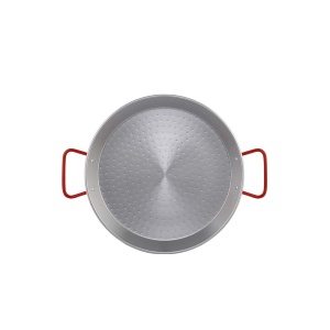 Tigaie paella Metaltex, 30 cm, 4 portii, otel polizat