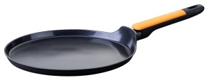 Tigaie pentru clatite Fackelmann Soft O28 cm aluminiu forjat invelis ceramic Greblon CK2