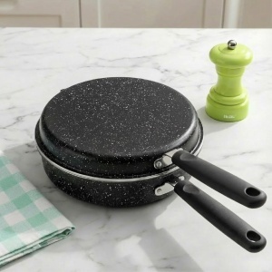 Tigaie pentru omlete Ibili 441020 Aluminiu negru 20 cm - Img 4