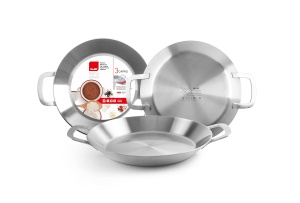 Tigaie pentru paella IBILI 652130 30 cm otel inoxidabil 3 straturi