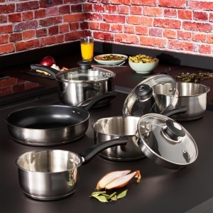 Tigaie Russell Hobbs RH02629EU7, 24 cm, inox, antiaderenta, pentru toate plitele - Img 5