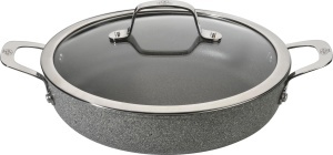 Tigaie Servire BALLARINI Salina 28 cm, Aluminiu, Antiaderenta, Culoare Gri