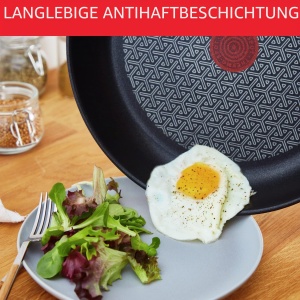 Tigaie Tefal Comfort Max 20 cm, Inductie, Antiaderenta, Inox, Rosu - Img 4