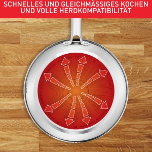 Tigaie Tefal Duetto 28cm Inox Antiaderenta Compatibila Inductie - Img 6