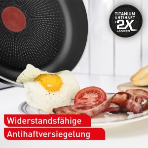 Tigaie Tefal Hard Titanium Essential 24 cm, Antiaderenta, Thermo-Signal - Img 3