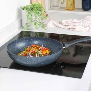 Tigaie Wok Russell Hobbs RH00851EU 28cm antiaderenta, albastra, BPAPFOA-free - Img 3