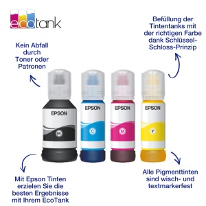 Tinta Epson EcoTank 113, Neagra, Pigmentata, Compatibila cu EcoTank - Img 3