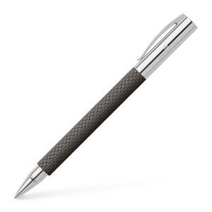 Tintenroller Faber-Castell Ambition OpArt Black Sand, corp din rasina, clip metalic - Img 1