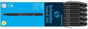 Tintenroller Schneider Topball 845, 0.3 mm, 10 bucati, negru - Img 5