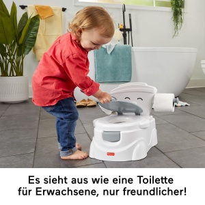 Toaleta Interactiva Fisher-Price HJC38, pentru Topfchentraining, cu Muzica si Sunete - Img 3